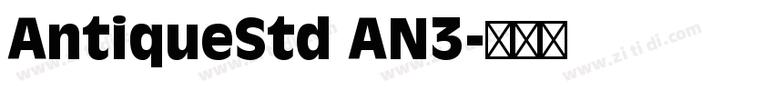 AntiqueStd AN3字体转换